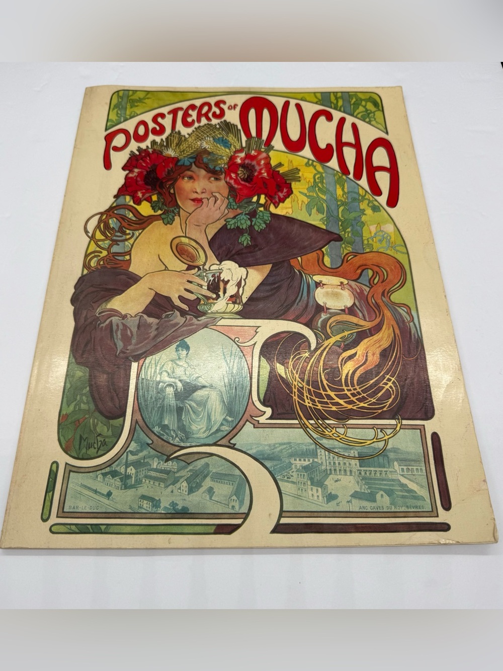 Harmony Books Posters of Mucha Art Book OS Good Vintage 1975 Art Nouveau RARE